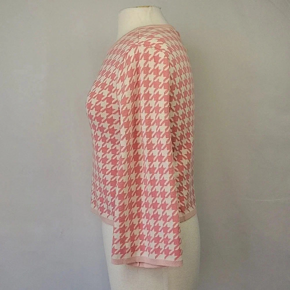 Dolan Anthropologie Stripe & Houndstooth Sweater Size XS - Picture 5 of 15